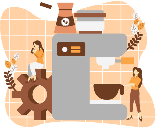 Coffee Maker  Illustration