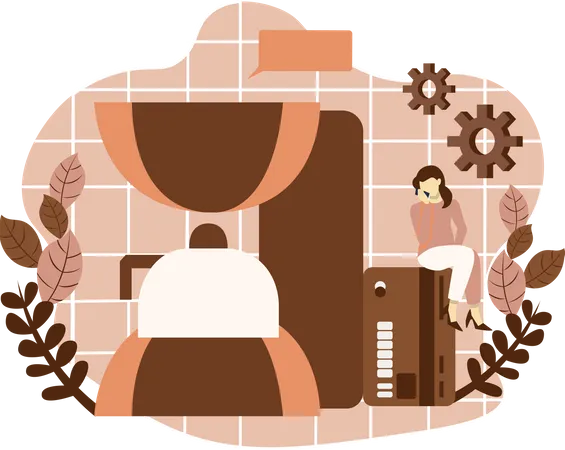 Coffee Maker  Illustration