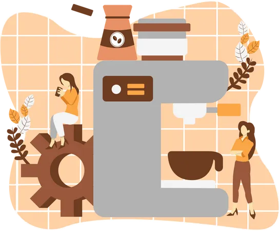 Coffee Maker  Illustration