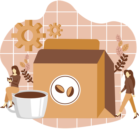 Coffee Pack  Illustration