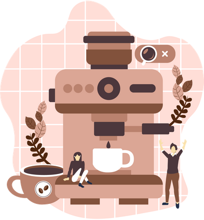 Coffee Percolator  Illustration