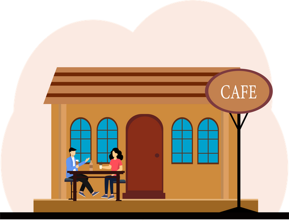 Coffee Room  Illustration