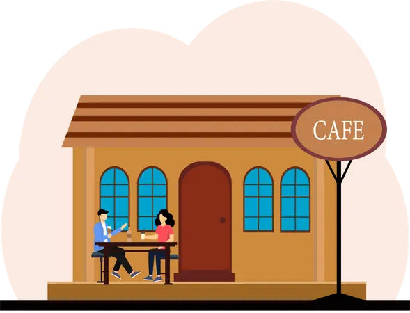 Coffee Room  Illustration