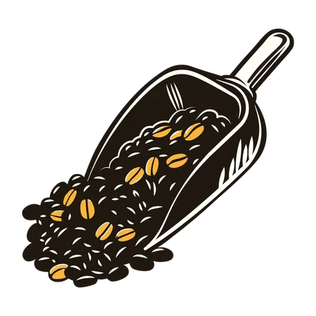 Coffee Scoop  Illustration