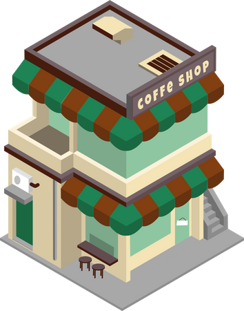 Coffee Shop Illustration