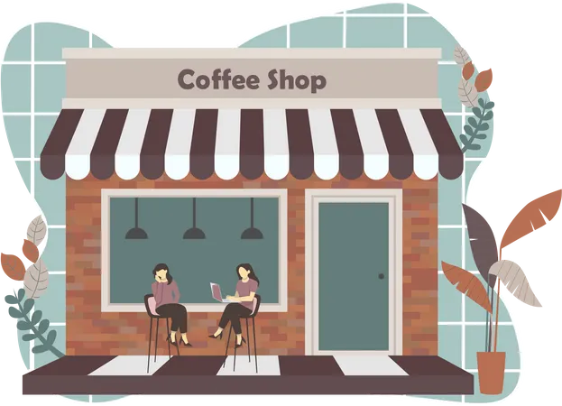 coffee house clipart