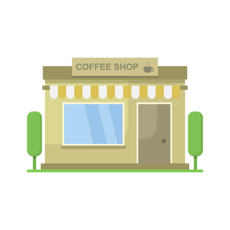 Coffee Shop  Illustration