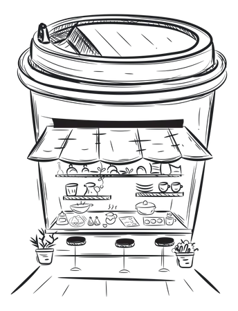 Coffee Shop  Illustration