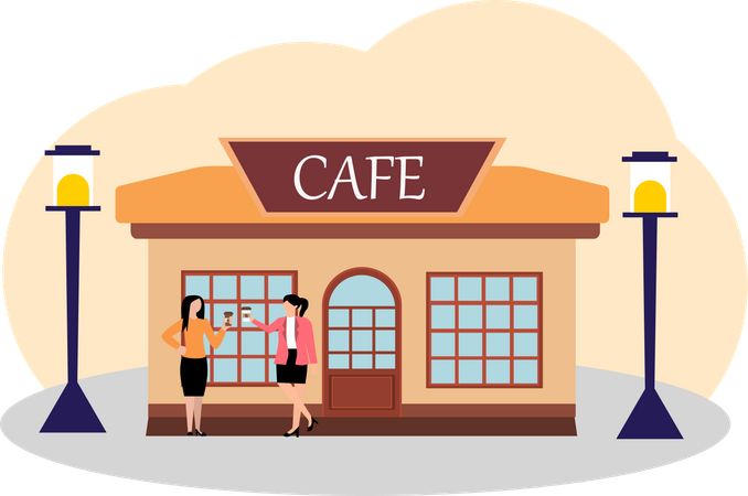 Coffee Shop  Illustration