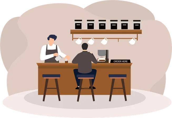 Coffee Shop  Illustration