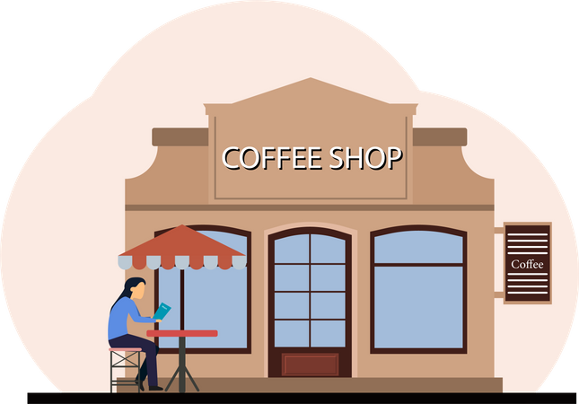 Coffee Shop  Illustration