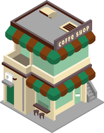 Coffee Shop  Illustration