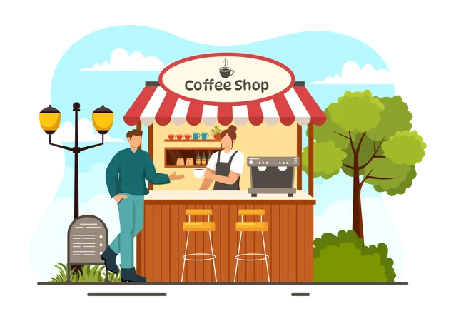 Coffee Shop  Illustration