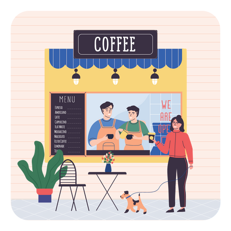 Coffee Shop  Illustration