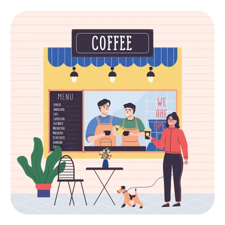 Coffee Shop  Illustration