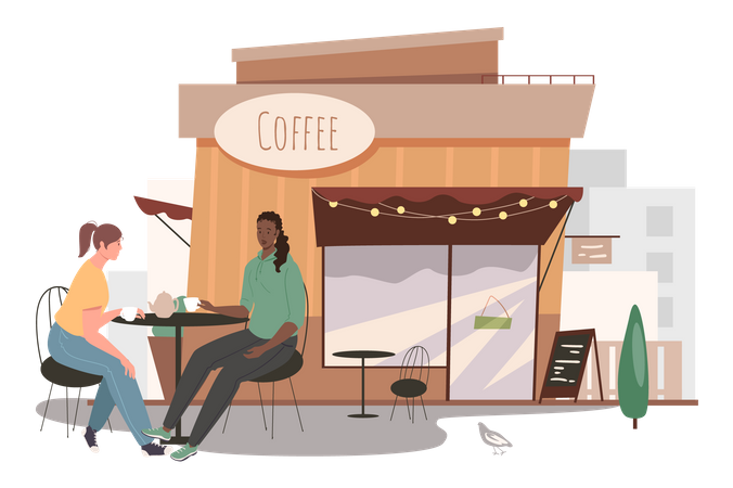 Coffee Shop  Illustration