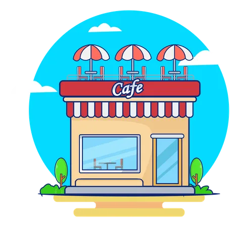 Coffee Shop  Illustration