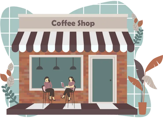 Coffee Shop  Illustration