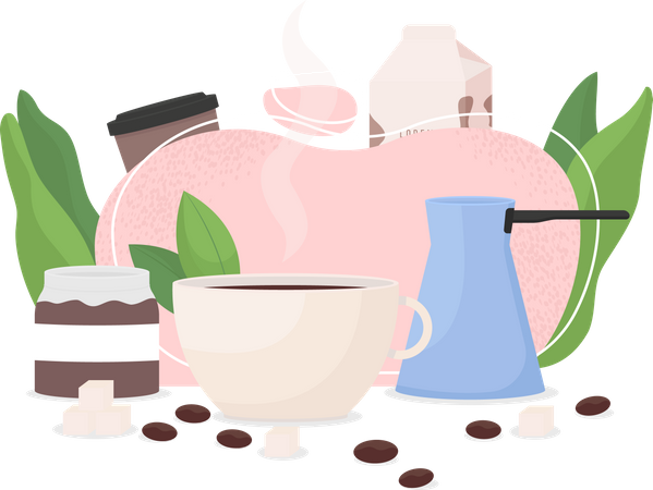 Coffee shop  Illustration