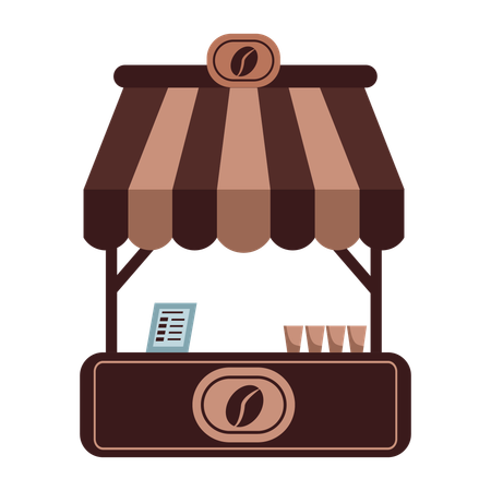 Coffee Stand  イラスト