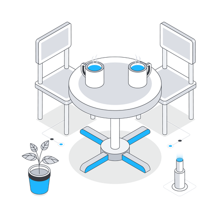 Coffee Table  Illustration
