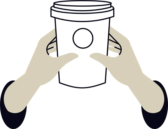 Coffee Take Away  Illustration