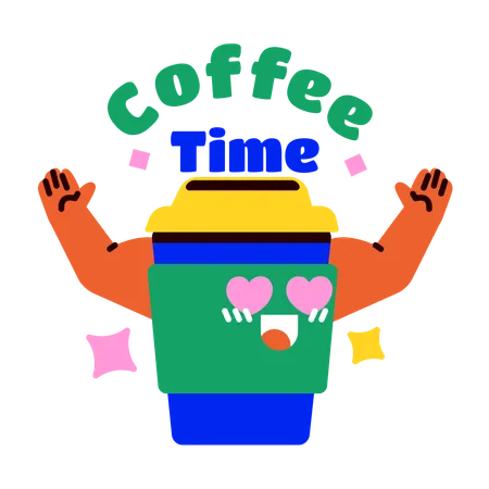 Coffee time  Illustration