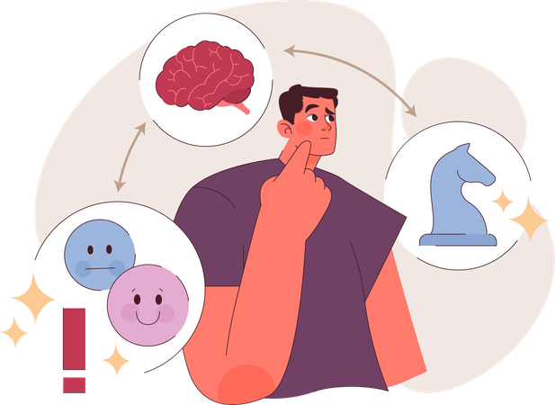 Cognitive Behavioral therapy  Illustration