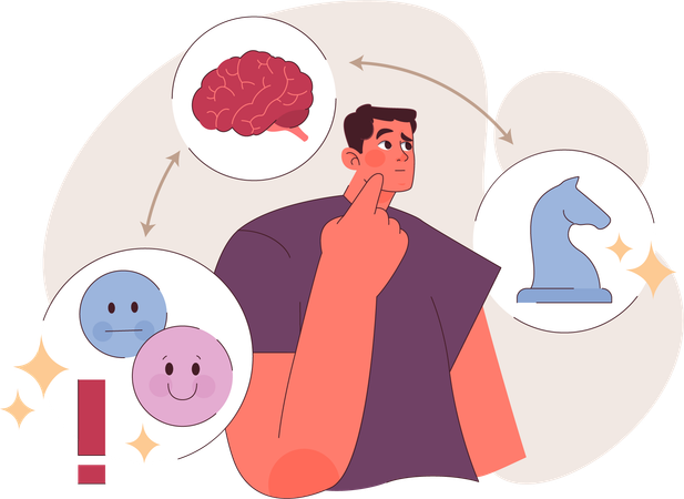 Cognitive Behavioral Therapy  Illustration