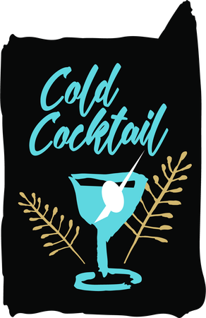 Cold cocktail  Illustration