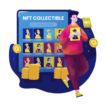 Coleção NFT  Ilustração