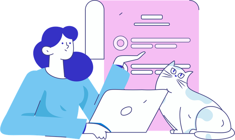 Coleta de dados do cliente  Ilustração