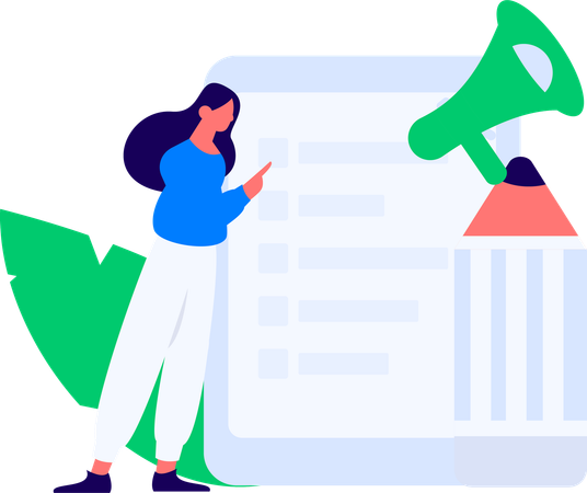 Coleta de dados do cliente  Ilustração