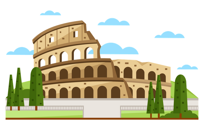 Colisée romain  Illustration