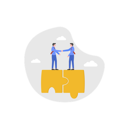 Collaborate Business Meeting  Illustration
