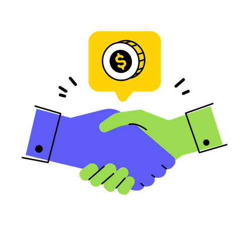 Collaborative Financial Agreement  Illustration