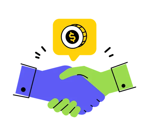 Collaborative Financial Agreement  Illustration