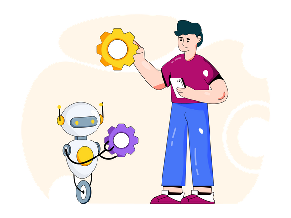 Collaborative robotics  Illustration