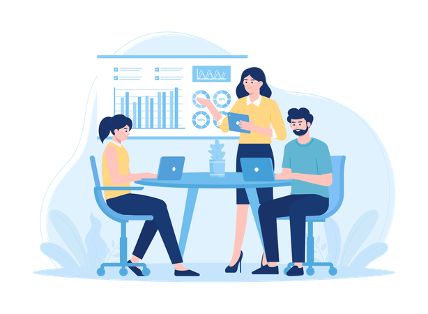 Collaborative Team  Illustration