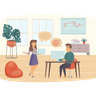 work tasks illustrations