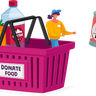 illustration for donate leftover food
