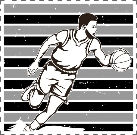 College Basketball League  Illustration