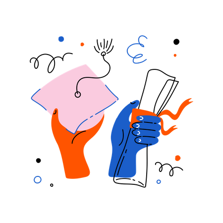College graduate  Illustration