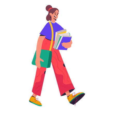 College Student  Illustration