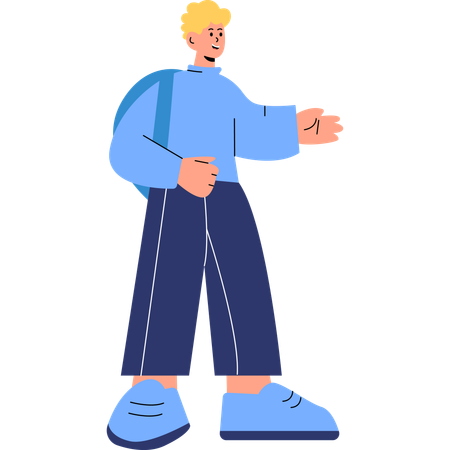 College student  Illustration