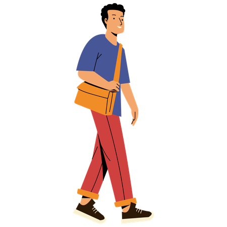 College Student  Illustration