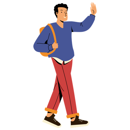 College Student  Illustration