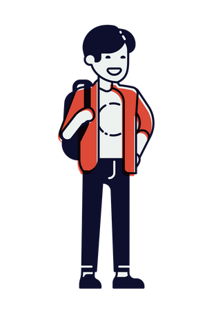 College student  Illustration