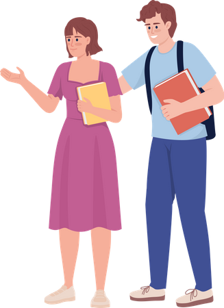 College students  Illustration