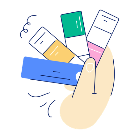 Color Swatches Selection  Illustration